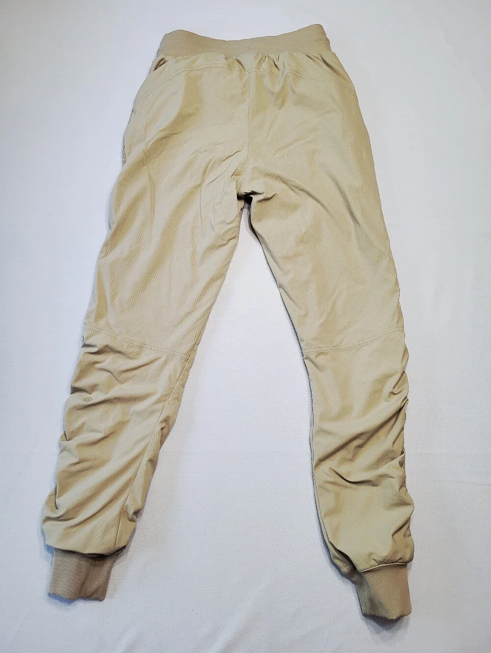 Lululemon Beyond The Studio Joggers Athleisure Tan/Cream/Khaki Women's Size 4